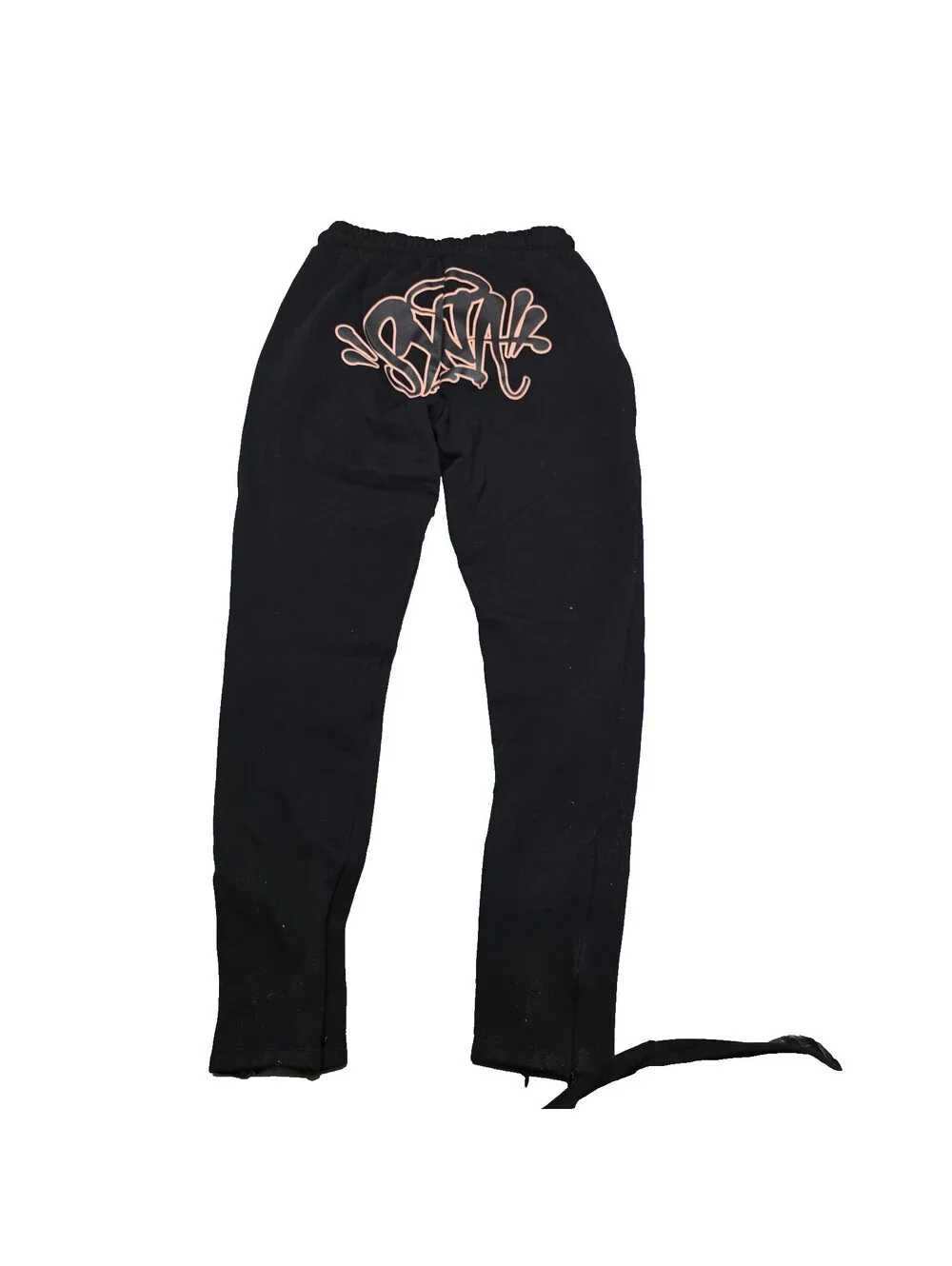SYNA World Can’t Rush Greatness Sweatpants M Side Ankle Zips. Black